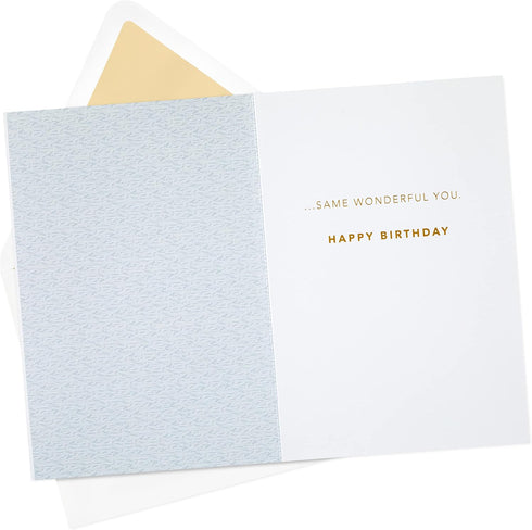 Elegant Bookshelf Birthday Card by Hallmark Signature