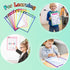 50 Packs 10x14 Inch Dry Erase Pocket Sleeves, Reusable Clear Plastic Classroom Sleeves, Ticket Holders