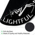 Skeleton Round Mouse Pad, Black Funny Small Mousepad for Wireless Mouse, 8.6 x 8.6 Inch Gaming Mouse Mat