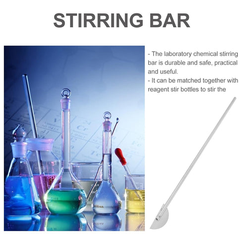 iplusmile Stainless Steel Mixing Paddle, Lab Stirring Tool, 12-Inch for Chemistry
