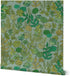 Commercial Grade Wallpaper Swatch - Green Leaves Mint Plants Gardening Peas Herbs