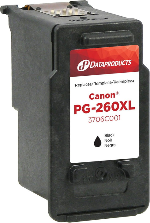 Dataproducts Remanufactured High Yield Black Ink Cartridge Replacement for Canon PG-260XL (3706C001)