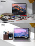 Desk Supplies Organizer with Multi-Functional Pencil Pen Holder and Wireless Charger, Home Office Storage Box Caddy