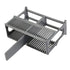 24 Positions Microscope Slides Rack by uxcell, Polypropylene Staining Rack in Gray for Research Experiments