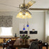 Ceiling Fan Pull Chains Crystal Light Fan Pull Chain Pendant with Blue Ice Cracked Ball Vintage Ceiling Fan Chain