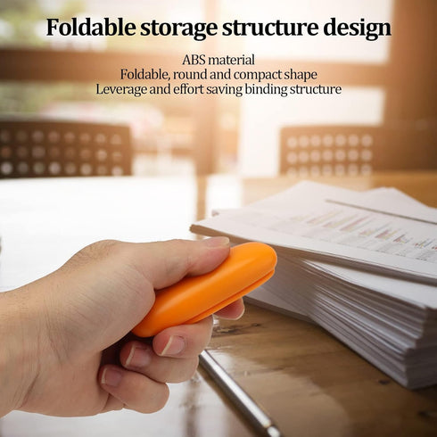Mini Stapler, Small Desktop Cute Stapler, 15 Sheet Capacity, Compact Portable Travel Size for Office Supplies