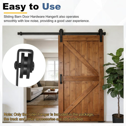 2Pcs (115x29mm, uxcell Sliding Barn Door Hardware Hanger, Mini Sliding Door Hardware for TV Stands Wardrobe Small
