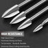 Wood Carving Tools, 5 PCS HSS Engraving Drill Bit Set for Woodworking with 1/8” Shank
