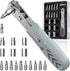 17in1 Right Angle Ratcheting Screwdriver Set, 36-Tooth Mini Ratchet Wrench, Men Gifts, Magnetic Offset Repair Tool
