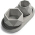 PRO&Family Concrete Desk Organizer Pencil Holder Pen Holder Office Decor Flower Pot Waiting Room Table Decor Coffee