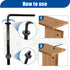 Taiss 16 Set M6x20mm/ 40mm/ 60mm/ 80mm Crib Screws Baby Bed Crib Bolts Hardware Replacement Kit,Hex Socket Cap Screws