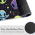 VSOJSOJKE 24" 14" MTG Play Mat, x TCG Card Play Mat, Surface with Smooth Stitched Edge, with Storage Bag, Alien Theme