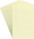 STAPLES Notepads, 5 x 8, Narrow Ruled, Canary, 50 Sheets/Pad, 36/Carton