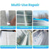 ADHES Butyl Tape Waterproof, 1.2mm Thick, 4 inch x 16 feet, Aluminum Foil Sealant Tape