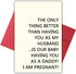 Bewoow Heartfelt Pregnancy Announcement Card for Husband - Romantic We're Pregnant Gift, Father's