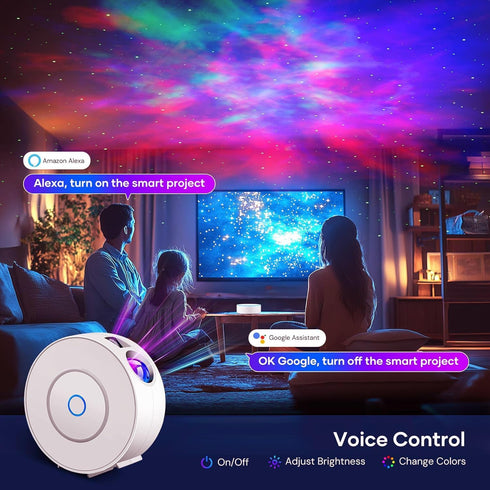 Dimmable 16M Rare Blue Laser Star Projector with Remote Control,Premium ABS Build & HD Lens, Ultra-Soft Realistic