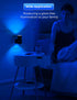 Dimmable 2 Pack L LOHAS LED Blue Night Light, Night Lights Plug into Wall, Nightlight, Light Sensor, Calm Blue