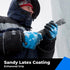 100% Waterproof Gloves for Men and Women, Winter Work Gloves, Touchscreen Thermal Insulated Freezer Gloves, Blue Medium