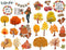 Seasonstorm Gold Autumn Trees Aesthetic Diary Travel Journal Paper Stickers for Scrapbooking