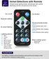 Luditek Sound Activated Party Lights with Remote DJ Lighting, Disco Ball Strobe Stage Light for Home Room Dance Parties
