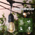 15 Pack Dimmable LED S14 Replacement Light Bulbs, 1W Vintage Edison, E26 Base, 2200K Warm White