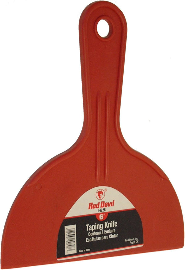 Red Devil 4726 6" Plastic Taping Knife, Multi by Red Devil