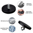 ULIBERMAGNET 4Pack Rubber Coated Neodymium Magnets, Strong 24LB M6 Male Thread Stud, Anti-Scratch Mounting Magnets