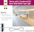 EMITEVER LED Strip Light Connector, 3 Packs, Tape Light Extension Connector for 8mm Width LED Strip Lights by EMITEVER