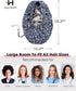 4 Satin Lined Scrub Cap for Women Extra Large Long Hair Surgical Nurse Cap Buttons