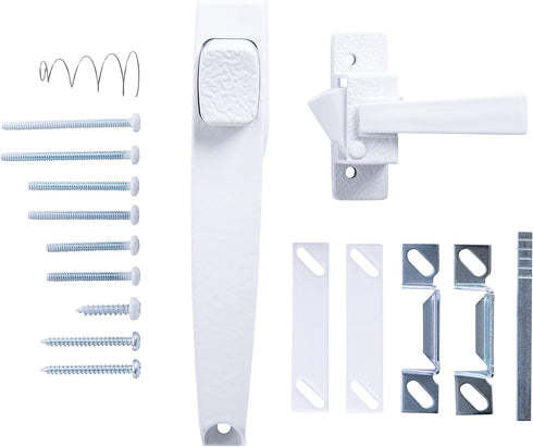 Wright Products V398WH Tie-Down Push Button Handle, 1-1/2 Inch, White
