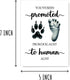 HoHi93Art Promoted From Dog Aunt To Human Aunt Card - Dog - Pregnancy - Announcement - Greeting - Card For Sister