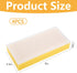 RUBII 4 9 Inch Pcs Drywall Wet Sanding Sponge, Washable Double Sided Drywall Finishing Sponge, Reusable Drywall Sanding