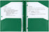 Five Star 2 Pocket Folders, 4 Pack, Plastic Folders with Stay-Put Tabs and Prong Fasteners, Holds 8-1/2" x 11" Paper, Writable Label, Black, Fire Red, Forest Green, Pacific Blue (38048)