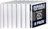 Samsill Durable .5 Inch Binder, Made in the USA, Round Ring Customizable Clear View Binder, White, 8 Pack