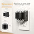 3CCT Briignite Night Light Plug into Wall, Color Changing Night Light for Kids, Diamond Design with Galaxy Star