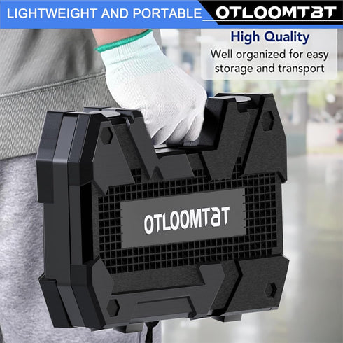 OTLOOMTBT 16PCS 1/2 Set, Sets, 5 In Drive Thicker Impact Socket High Durability Industrial Grade Deep Metric Sizes