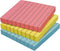 Better Office Products Lined Sticky Notes, 3 x 3, 3 Pack, 300 Sheets (100/Pad) in Assorted Pastel Colors with Strong