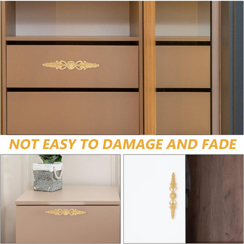 Alipis Brass Cabinet Pull Handle, Single Hole Metal Drawer Handle, Dresser Pull for Kitchen, Wardrobe, Shoe Cabinet