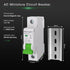 DC Miniature Circuit Breaker 12V-110V circuit breaker 1Pole 6Amp smart circuit breaker DIN Rail Mount for battery power systems,solar photovoltaic systems(C6A)