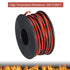 MECCANIXITY 26 Gauge 2 Conductor Parallel Silicone Wire, 26AWG Stranded Tinned Copper Wire Spool 10m