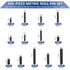 430 Pcs Slotted Metric Spring Pin Set, Steel Split Expansion Pin M1.5 M2 M2.5 M3 M4 M5 M6 for Home Improvement