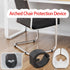 Vdaxvme 12 Pack U-Shape Non-Skid Furniture Pads Chair Leg Protectors For Hard Floors Rolling Carts U Shaped Furniture