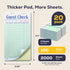 1000 (20 2 FMP Brands Double Part Guest Check for Servers, Server Note Pads Sheets Pads), Server Books for Waitress