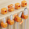 Yocice 8 Pack Spring Cable Clips,Rotatable Cord Organizer Desk Cable Management Cord Holder