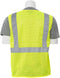 ERB Delta Plus S363P Class 2 Zipper Mesh Vest with Pockets - Hi Viz Lime / 5XL (WEL61653HL5X)