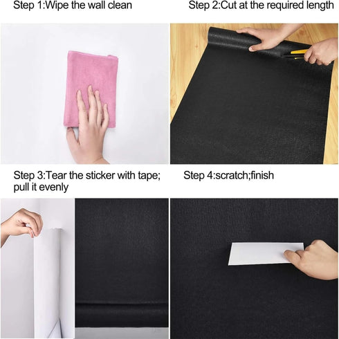 CHYLMAPHEN Silk,55cmx2M) Self Adhesive Wallpaper Self-Adhesive Wallpaper for Cabinet, Table & Room Backdrop Home Decor