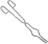 16” Crucible Tongs, Stainless Steel, Professional Grade