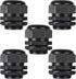 PENGLIN 1-1/4" NPT Nylon Cable Glands, IP68 Waterproof Strain Relief Connector, Adjustable Locknut (5-Pack)