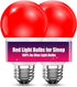TJOY Red Light Bulbs for Sleep Dimmable, 642nm Red Led Bulb for
