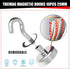 Strong Neodymium Magnetic Hooks, Heavy Duty Rare Earth Hooks for Hanging, Key Holder, Pack of 10